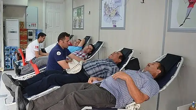 Ilgın'da kan bağışı