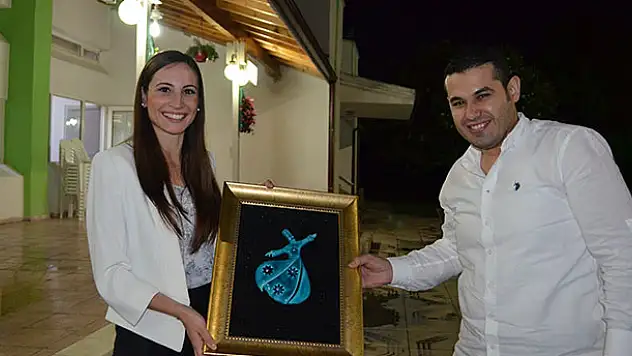 Ilgın'da tayini çıkan hakimlere veda yemeği