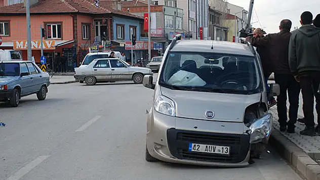 Ilgın'da trafik kazası: 1 yaralı