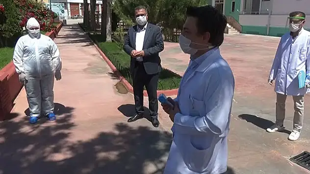 Ilgın kaplıcalarında dezenfekte eğitimi