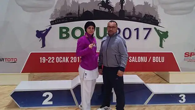 Ilgınlı karateciden Türkiye üçüncülüğü başarısı