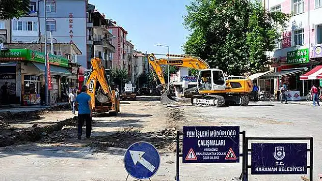 İmaret caddesi yenileniyor