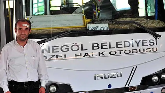 İnegöl'de midibüs şoförünün yolcu tarafından darbedilmesi