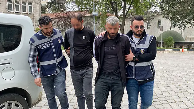İnşaattan elektrikli vinç çalan 2 şüpheli, adli kontrolle serbest bırakıldı
