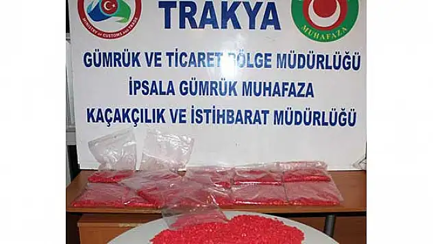 İpsala'da 18 bin extacy ele geçirildi