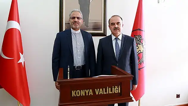 İran'ın Ankara Büyükelçisi Bigdeli, Konya'da
