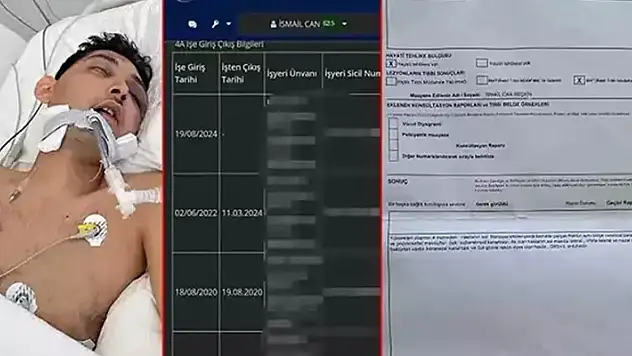 İş kazası geçirdi, sigorta girişi yapılana kadar bekletildi: Yüzde 95 oranında felçli kalabilir
