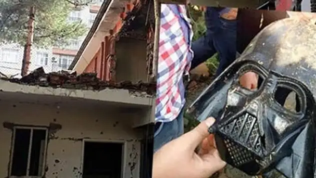 IŞİD'çilerin evinden Darth Vader maskesi çıktı