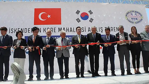 İskenderun Kore Mahallesi Konteyner Kenti'nin açılışı gerçekleştirildi
