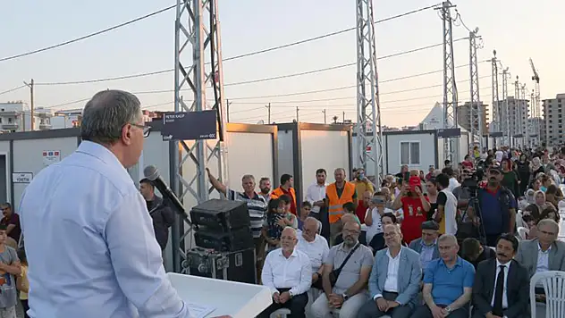 İskenderun'a kurulan KOS Konteyner Kent Yaşam Merkezi'nin açılışı yapıldı
