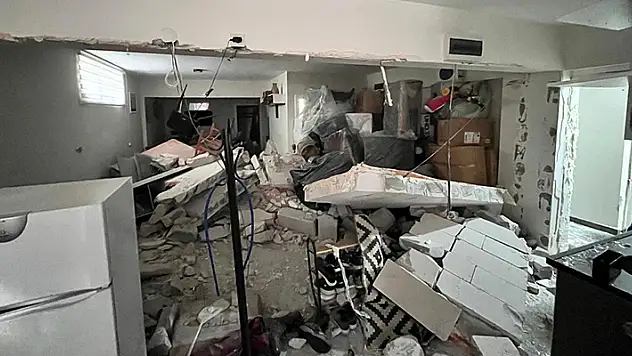 Isparta'da 6 katlı apartmandaki dairede patlama: 1 yaralı
