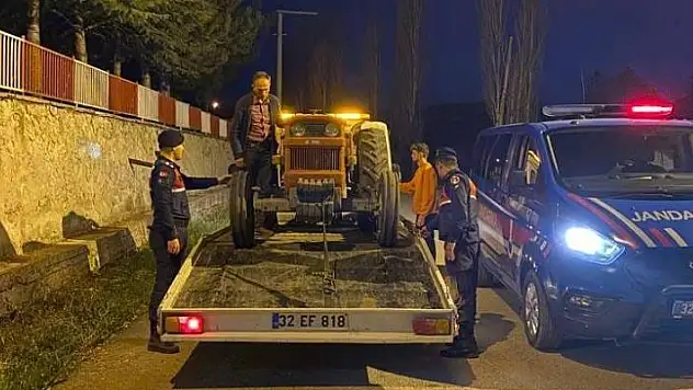 Isparta'da mevsimlik tarım işçisinin çaldığı traktör Konya'da bulundu

