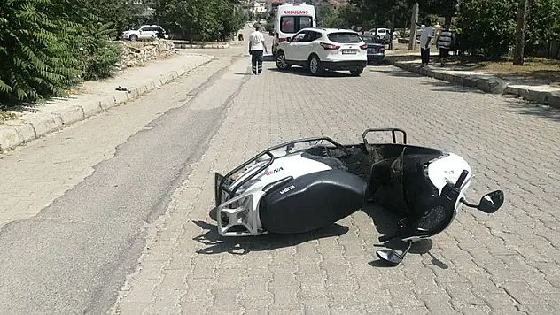 Isparta'da motosiklet kazası: 2 yaralı