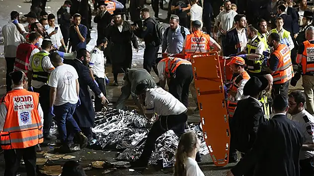 İsrail'de, Lag BaOmer Bayramı kutlamalarında yaşanan izdiham nedeniyle 44 kişi öldü