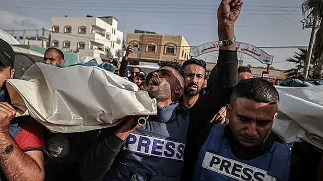 İsrail'in Gazze'de 1 yılda öldürdüğü gazeteci sayısı dünyada her sene öldürülenlerin 2 katı