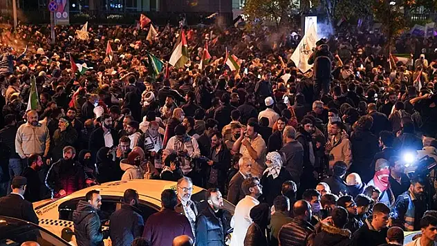 İsrail'in İstanbul Başkonsolosluğu önündeki gösterilerde 63 kişi yaralandı
