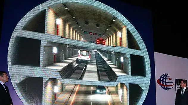 İstanbul'a 3 katlı tüp geçit