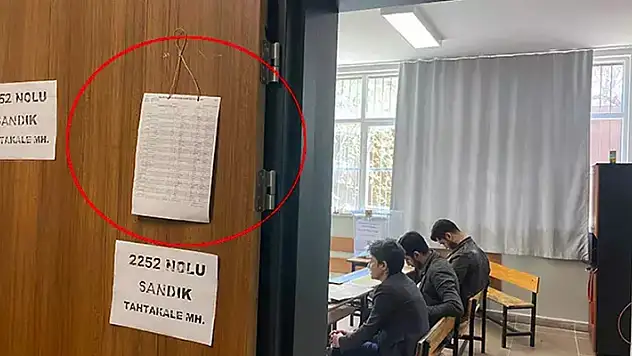 İstanbul'da 13 kişilik seçmen sandığı dikkat çekti

