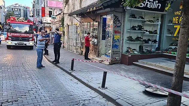 İstanbul'da korkutan patlama kamerada