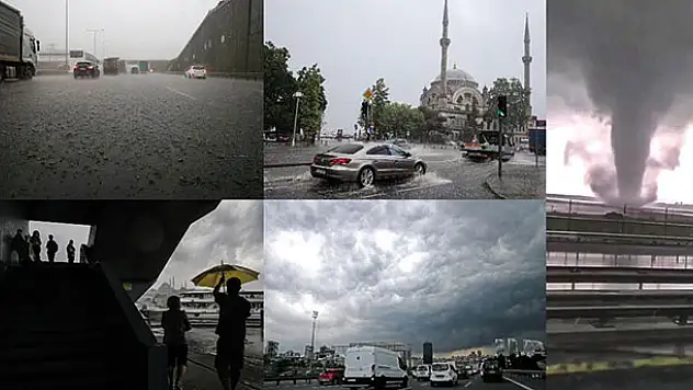 İstanbul'da sağanak etkili oldu