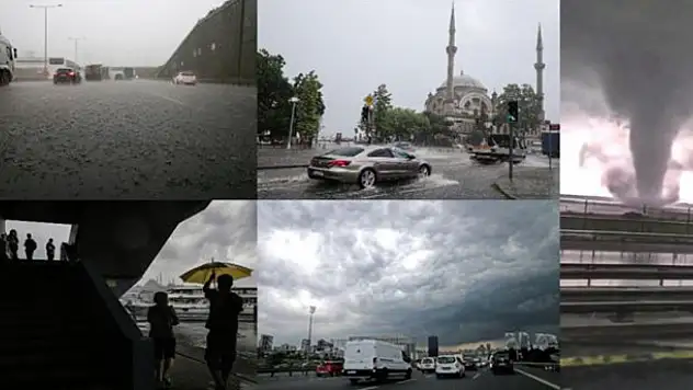 İstanbul'da sağanak, hortum ve sel: 1 ölü