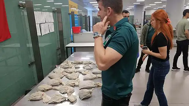 İstanbul Havalimanı'nda 20 bin adet sülük ele geçirildi