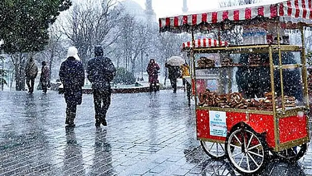İstanbul için kar uyarısı