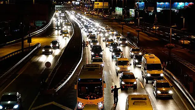İstanbul trafiğinde bayram yoğunluğu