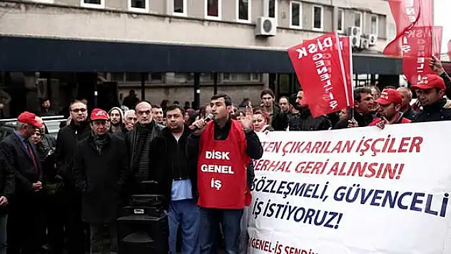 İstanbul Üniversitesi'nde işçi eylemi