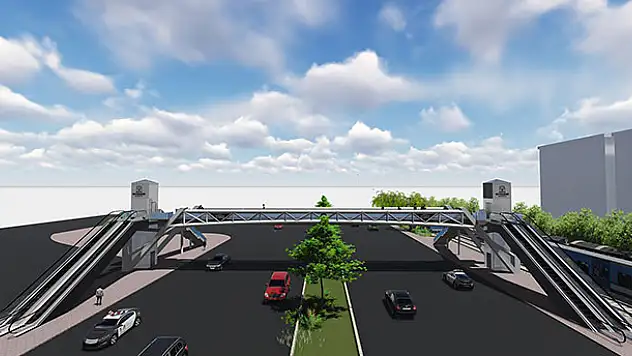 İstanbul Yolu Üzerinde Yaya Üst Geçidi Yapımı Başlıyor