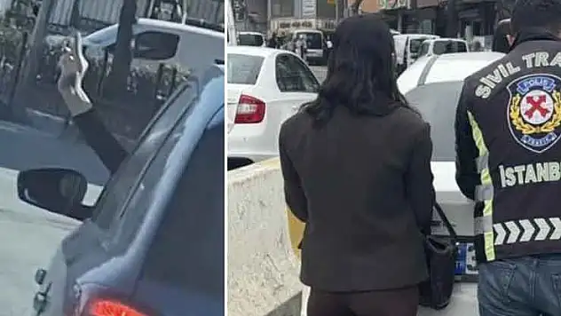 İstanbul'da aracından inip tartıştığı kişiyi tehdit eden kadın sürücüye 180 bin TL ceza