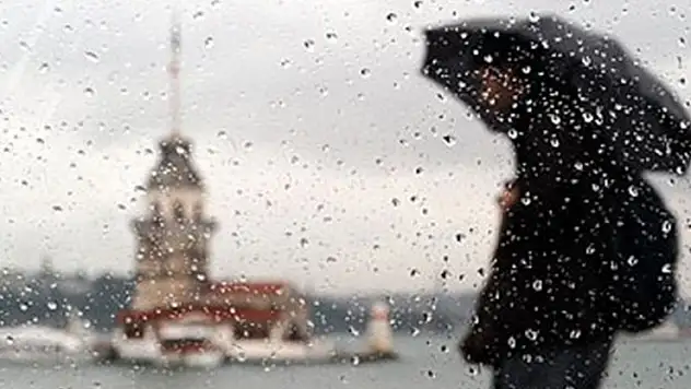 İstanbul'da beklenen yağış başladı