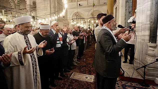 İstanbul'da Gazze için dua programı düzenlendi