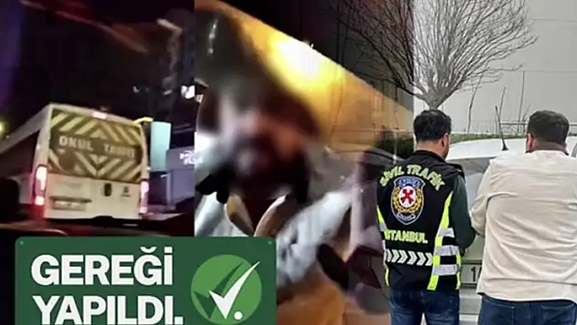 İstanbul'da kafasıyla araç camını kırarak sürücüye saldıran kişi yakalandı