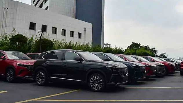 İstanbul'da teslimat için bekleyen Togg'lar görüntülendi
