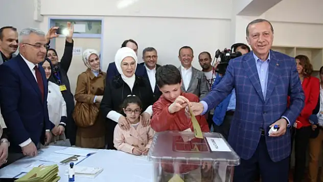 İşte Cumhurbaşkanı Erdoğan'ın oy kullandığı sandıktan çıkan sonuç