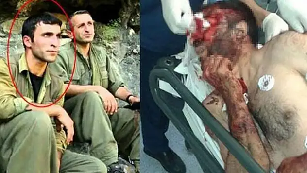 İşte o teröristin son hali!