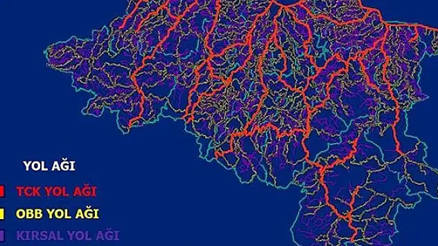 İşte Ordu'nun yol ağı