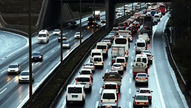 İşte trafikteki araç sayısı