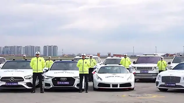 İşte yeni polis araçları! Suç örgütlerinden ele geçirilen araçlar emniyete verildi
