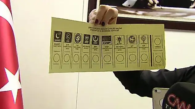 İşte yerel seçimde kullanılacak oy pusulası
