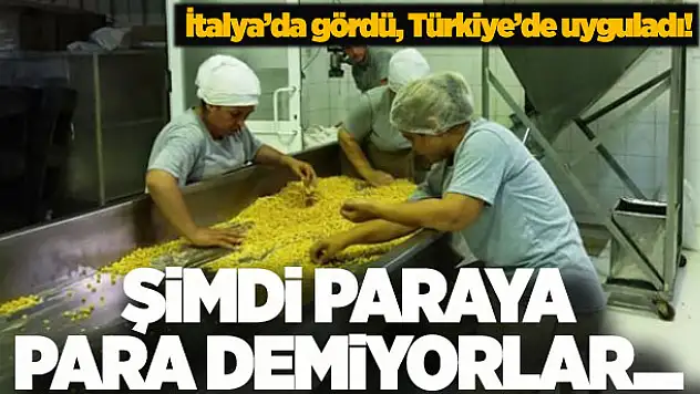 İtalya'da gördü, Türkiye'de uyguladı! Paraya para demiyorlar...