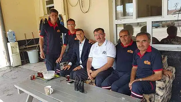 İtfaiye Dairesi Başkanından Kulu İtfaiyesi'ne Ziyaret