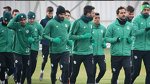 İttifak Holding Konyaspor Antalyaspor maçı hazırlıklarına başladı