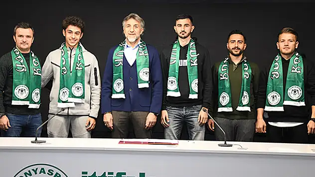 İttifak Holding Konyaspor'da 3 oyuncuyla sözleşme imzalandı