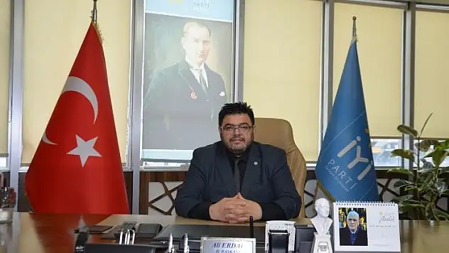 İYİ Parti Konya İl Başkanı Erdal' bayrağımıza yapılan saldırıyı kınadı