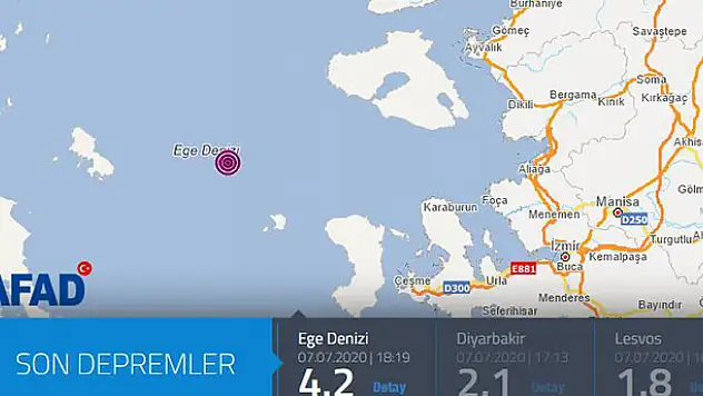 İzmir'de korkutan deprem