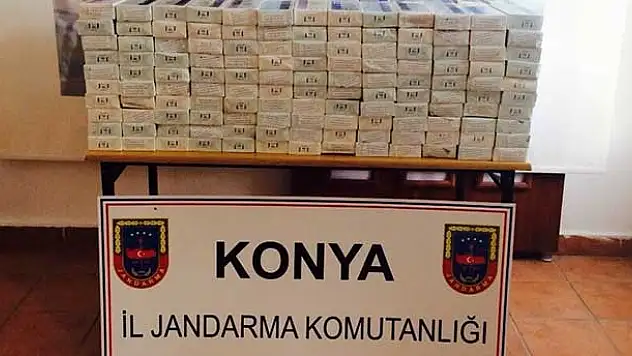 Jandarma 4 bin paket kaçak sigara ele geçirdi