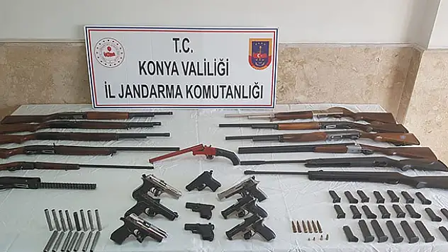Jandarma'dan kaçak silah operasyonu