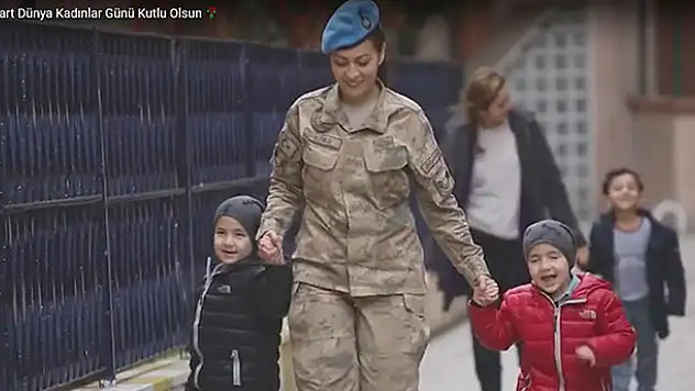 Jandarma, Dünya Kadınlar Günü'nü kliple kutladı